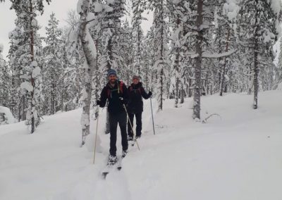 Skien in Fins lapland